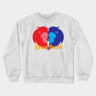 Brave lion heart Crewneck Sweatshirt